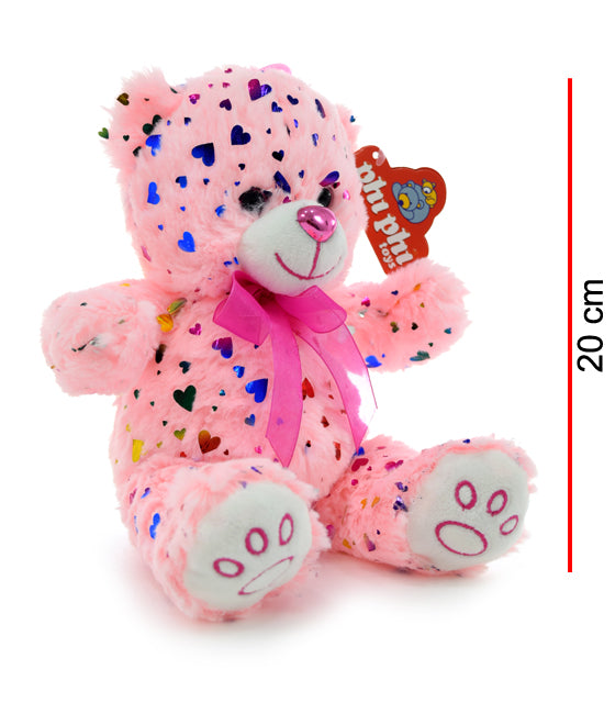 Oso Con Corazoncitos Aplicados 20cm PHI PHI TOYS 3