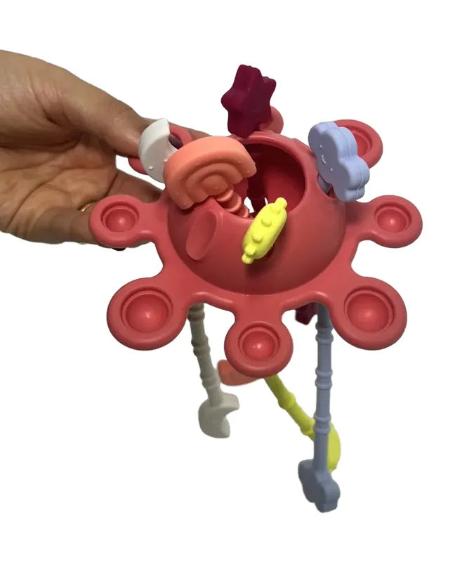 Juguete sensorial Montessori de silicona para bebés