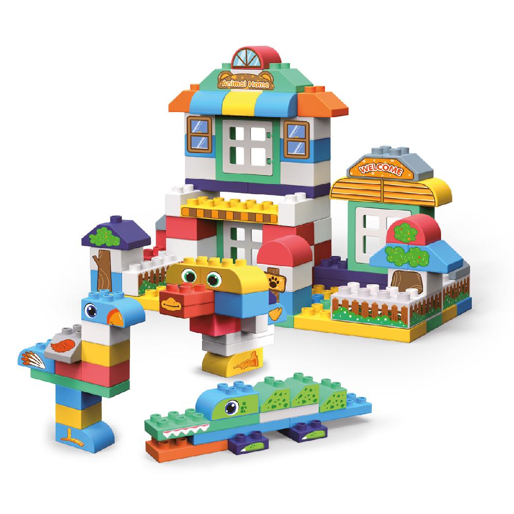 151pcs-Soft Blocks With Decoration Stickers PHI PHI TOYS 2