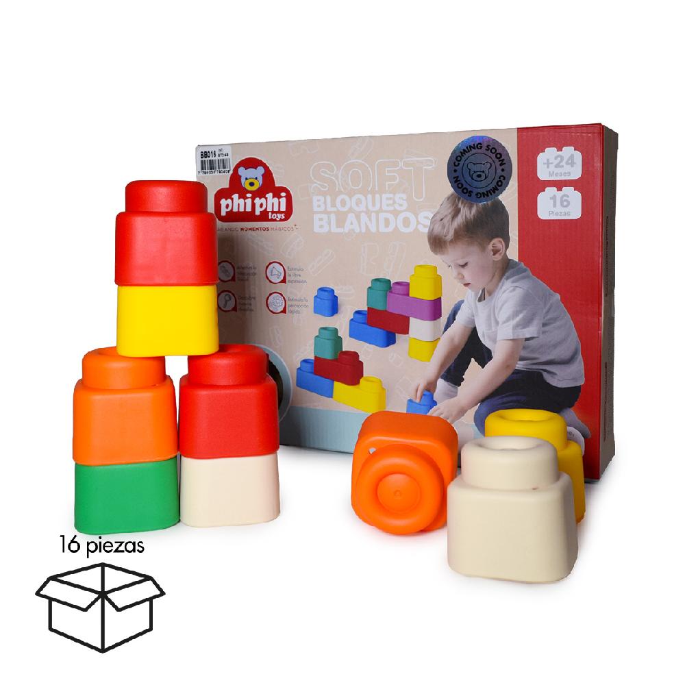 16pcs Soft Building Blocks PHI PHI TOYS 1