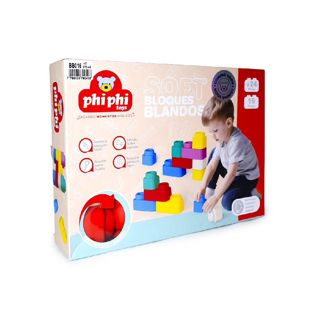 16pcs Soft Building Blocks PHI PHI TOYS 3