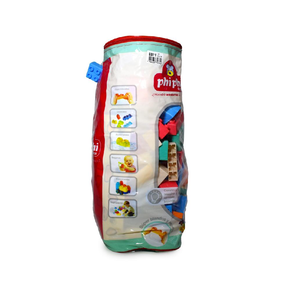 230pcs-Soft Blocks With Decoration Stickers PHI PHI TOYS 3