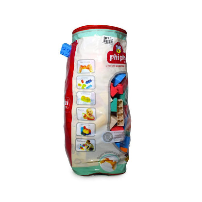 230pcs-Soft Blocks With Decoration Stickers PHI PHI TOYS 3