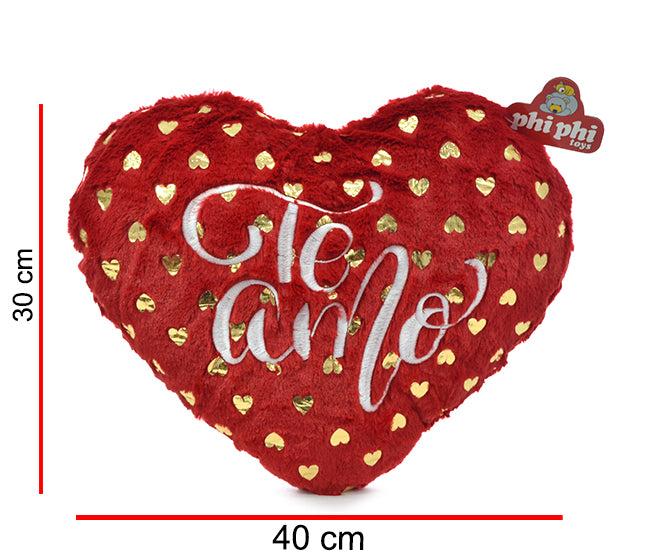 Almohadon Corazoncitos 40cm PHI PHI TOYS 1