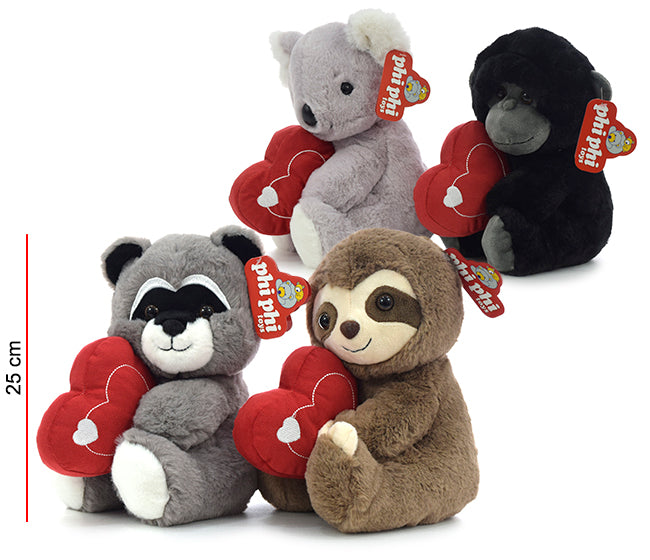 Animales Con Corazon 25cm PHI PHI TOYS 1