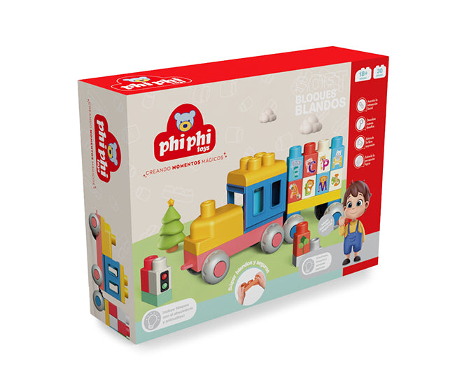 Bloques Soft Impresos 30pcs PHI PHI TOYS 2
