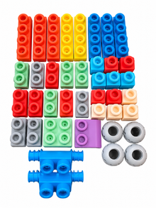 Bloques soft 40 piezas con carrito