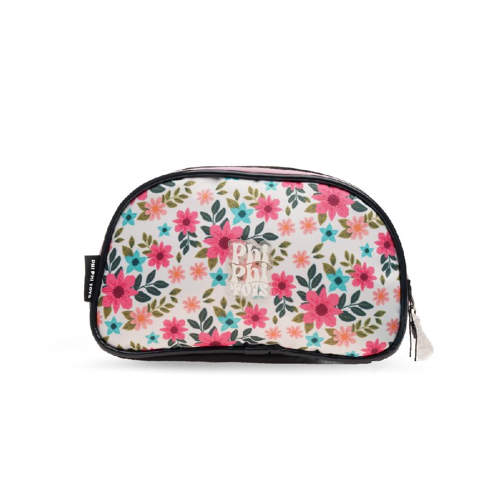 Cartuchera Empanada 2 Cierres Flores PHI PHI TOYS 3