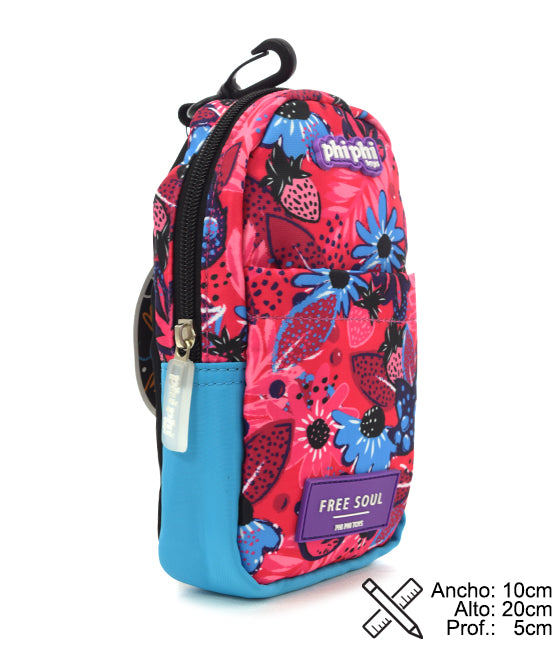 Cartuchera Mini Mochila Flowers PHI PHI TOYS 3