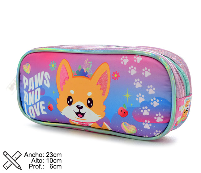 Cartuchera Rectangular 1 Cierre Dog PHI PHI TOYS 1
