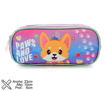 Cartuchera Rectangular 1 Cierre Dog PHI PHI TOYS 2