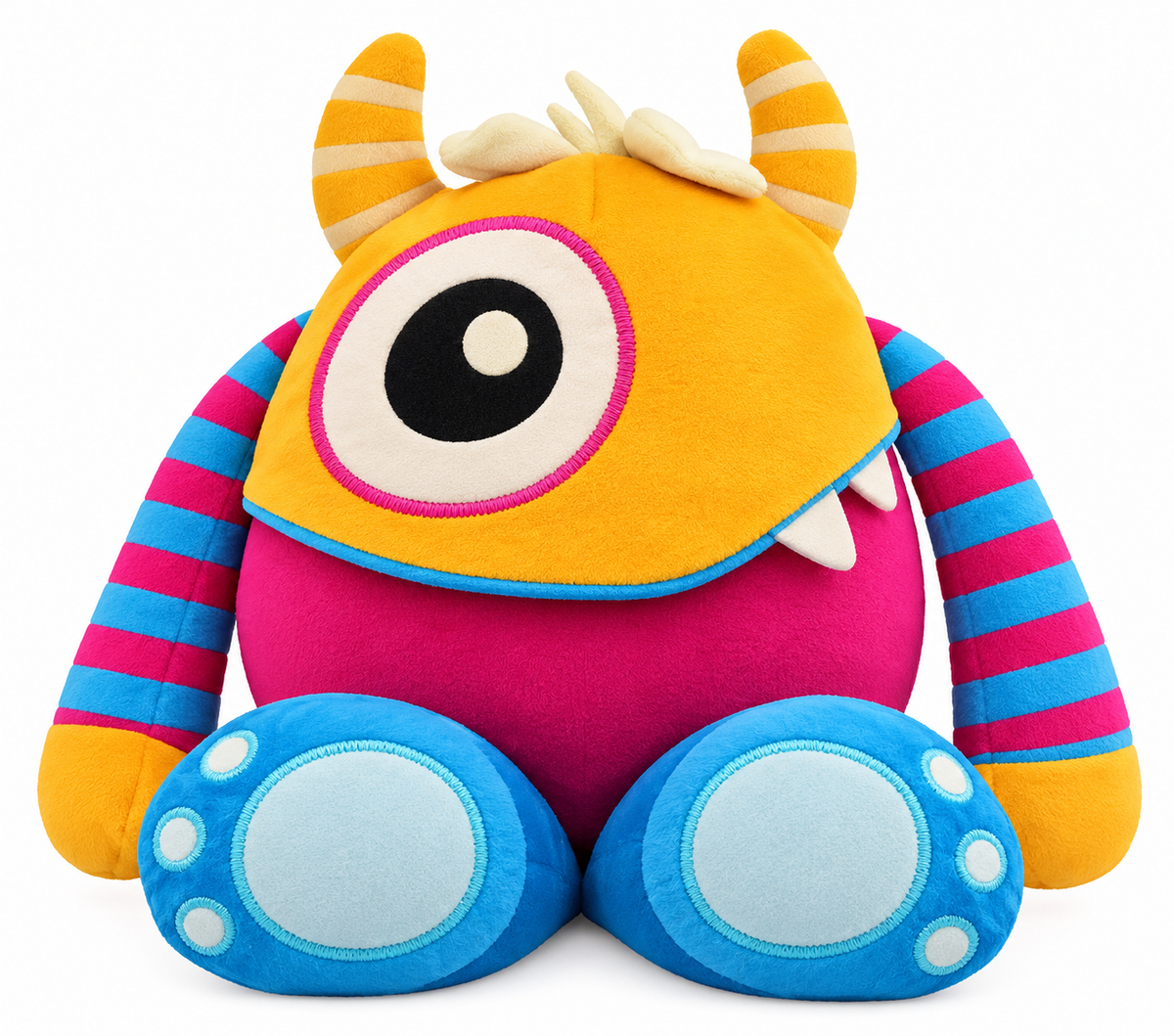 Peluche Mounstruito Brilla En La Oscuridad 4 Diseños 15 cm