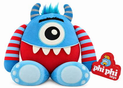 Peluche Mounstruito Brilla En La Oscuridad 4 Diseños 15 cm