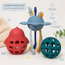 Combo silicona para bebés didáctico