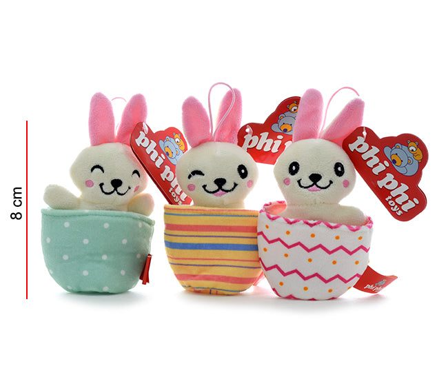 Conejito En Canastita 8cm PHI PHI TOYS 1