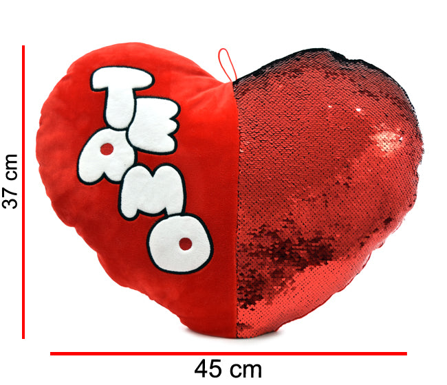 Corazon Lentejuelas Te Amo 45cm PHI PHI TOYS 1