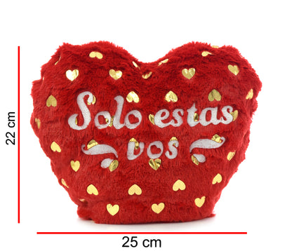 Corazon Reversible 2 Frases Con Dorado 25cm PHI PHI TOYS 3
