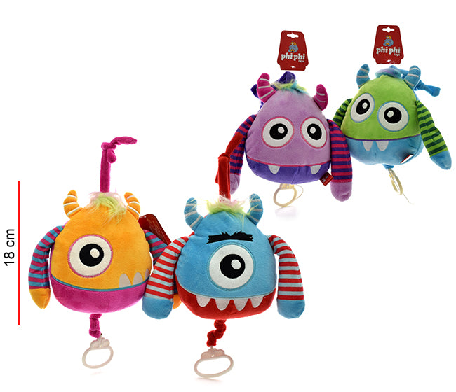 Cunero Musical Monstruitos 18cm PHI PHI TOYS 1