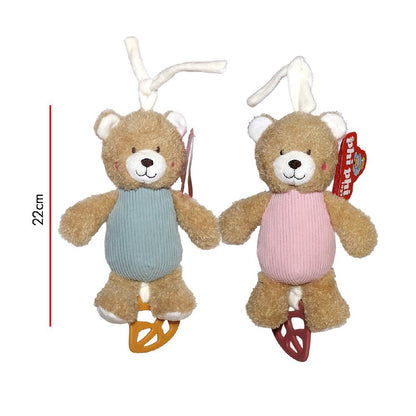 Cunero Musical Oso Rosa Y Celeste 22cm PHI PHI TOYS 1