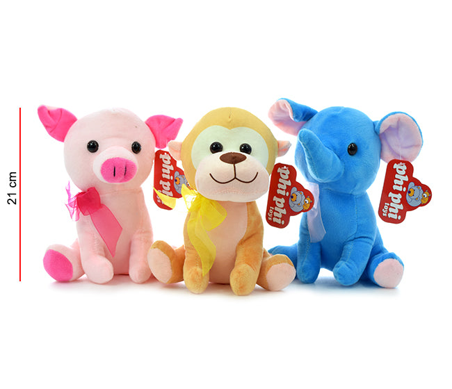 Elefante Mono Y Chancho 21cm PHI PHI TOYS 1