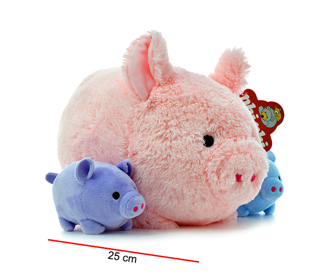 Mama Chanchito Con 2 Hijitos 25cm PHI PHI TOYS 3