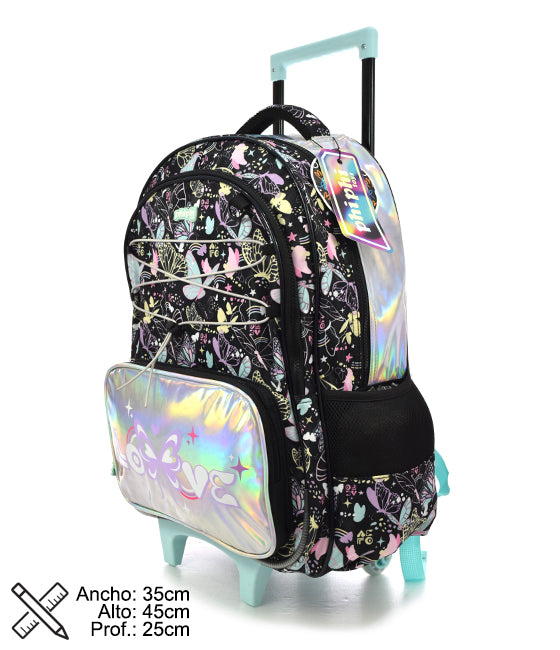 Mochila Con Carro Black Buttefly 19" PHI PHI TOYS 2