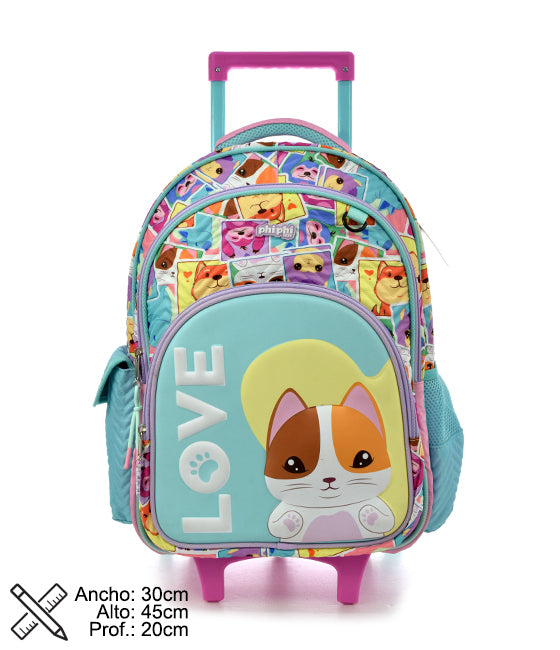 Mochila Con Carro Dog Love 18" PHI PHI TOYS 1