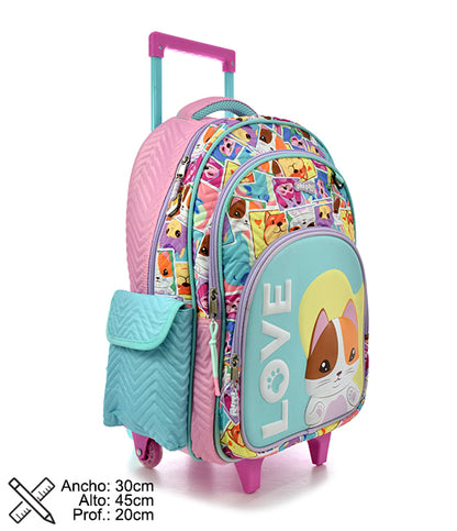Mochila Con Carro Dog Love 18" PHI PHI TOYS 3
