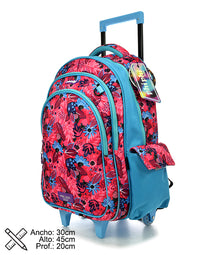 Mochila Con Carro Flowers 18" PHI PHI TOYS 2