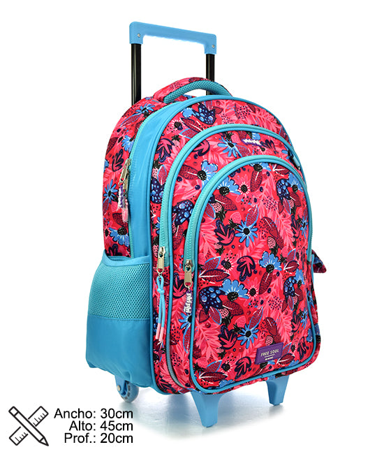 Mochila Con Carro Flowers 18" PHI PHI TOYS 3