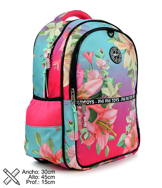 Mochila Degrade Flowers 17" PHI PHI TOYS 3