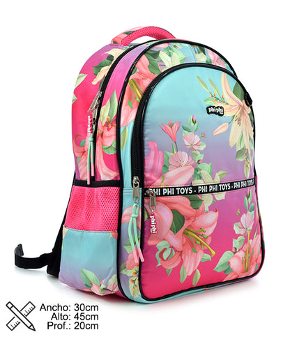 Mochila Degrade Flowers 18" PHI PHI TOYS 3