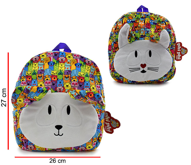 Mochila Gato Y Perro 27cm PHI PHI TOYS 1