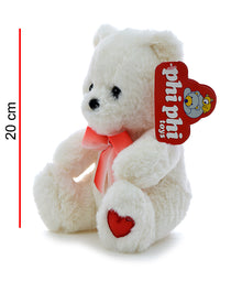 Oso Sentado Con MoñO Y Corazon En La Pata 19cm PHI PHI TOYS 2