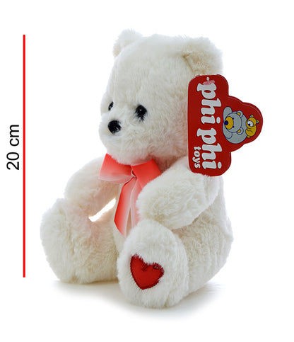 Oso Sentado Con MoñO Y Corazon En La Pata 19cm PHI PHI TOYS 2