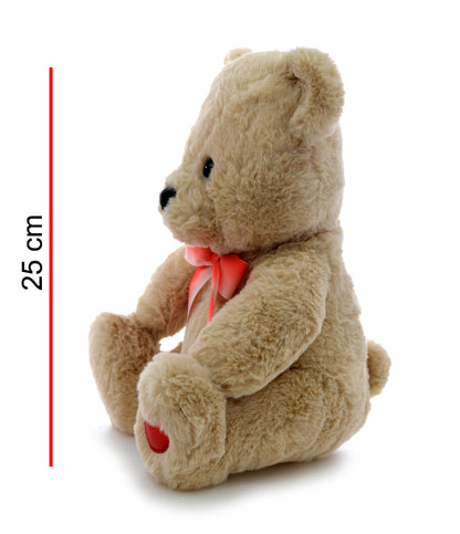 Oso Sentado Con MoñO Y Corazon En La Pata 25cm PHI PHI TOYS 3