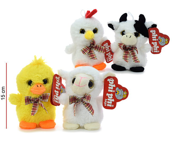 Pato Vaca Gallo Y Oveja 15cm PHI PHI TOYS 1