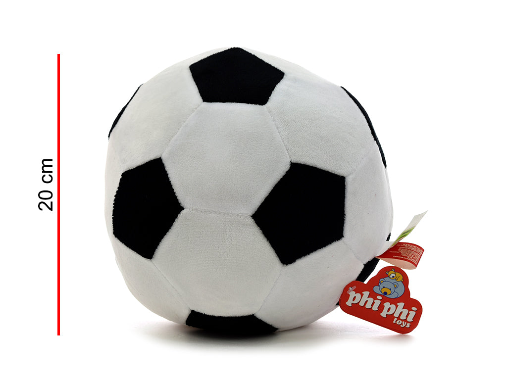 Pelota De Futbol Blanca Con Rombos 20cm PHI PHI TOYS 2