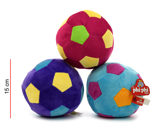 Pelota De Futbol Con Sonajero 15cm PHI PHI TOYS 1