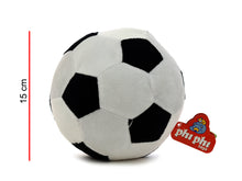 Pelota Futbol Blanca Con Rombos 15cm PHI PHI TOYS 2
