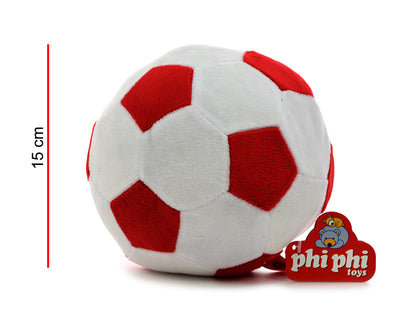 Pelota Futbol Blanca Con Rombos 15cm PHI PHI TOYS 3