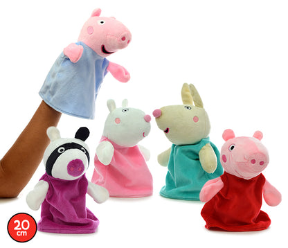 Títeres Peppa Pig y sus amigos 20 cm