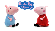 Combo Peluches Peppa Pig y familia Fandom