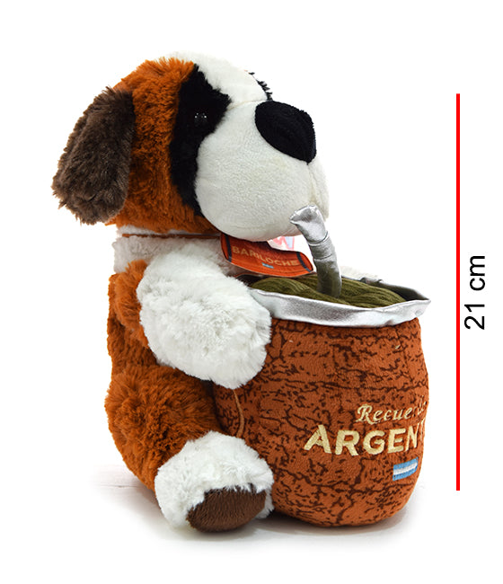 Perro San Bernardo Con Mate 21cm PHI PHI TOYS 3