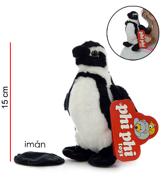 PingüIno Con Iman 15cm PHI PHI TOYS 1