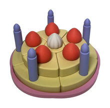 Juguete torta de silicona con velitas
