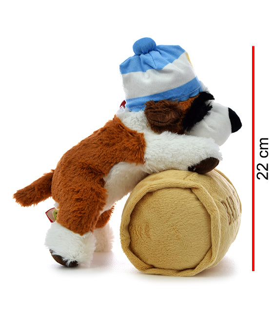 San Bernardo Con Barril Y Gorro 22cm PHI PHI TOYS 3
