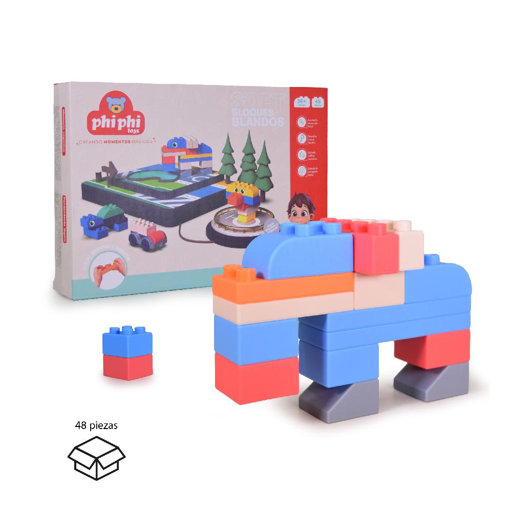 Soft Blocks 48 Pcs PHI PHI TOYS 1