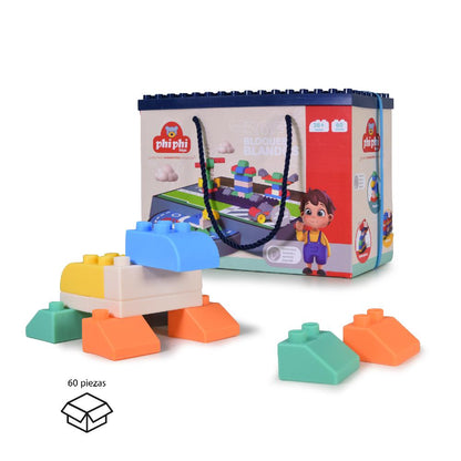 Soft Blocks 60 Pcs PHI PHI TOYS 2