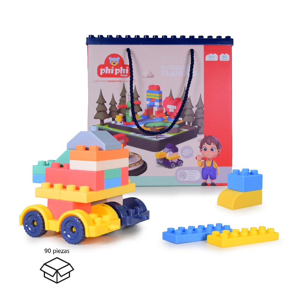 Soft Blocks 90pcs PHI PHI TOYS 1